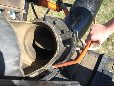 It's nice when you can be this close to a pumpkin cannon.<br /><br />Photo credit.. Photo from Roberts High School.