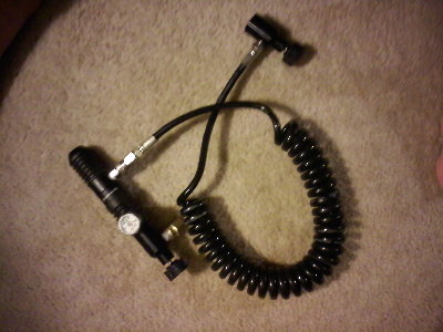 This is the regulated co2 setup i have... the hose is from a filling station and it works really well in the video.