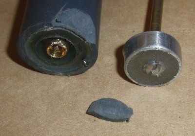 damage to the cartridge body, schrader valve and bolt face deformation