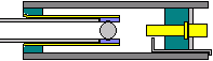 Slightly shambolic manipulation of your design. If you can't tell, the larger (yellow) tube is flared at the front to allow easier loading onto the back of the barrel (light gray at the front).