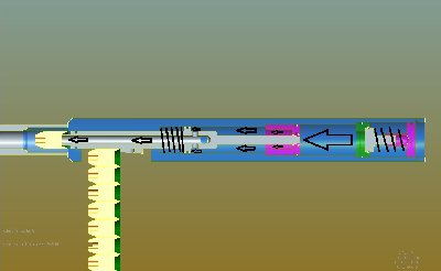 Airflow as the firing port opens