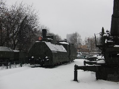 Armoured locomotive