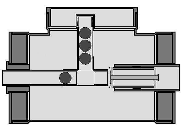 I drew this up quickly, so there are some parts that I thought of that are missing, like an extension to the piston that would allow it to double as a bolt.