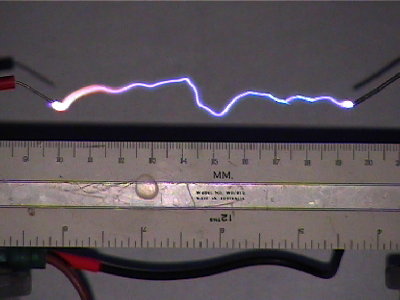 This spark was made with this exact type of circuit and two car ignition/spark coils connected in antiparallel.