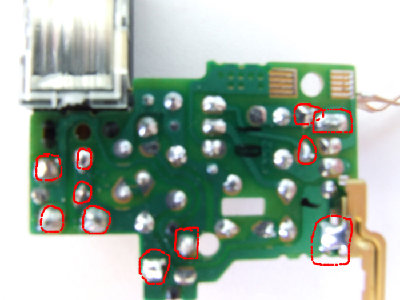 This shows where to solder to remove un-needed items.